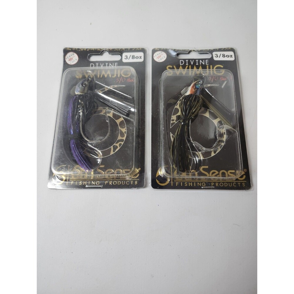 Lot Of 2-6th Sense Divine Swim Jig 3/8 oz with Screw Lock